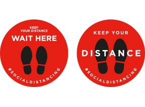 signalisation sol Covid respect distanciation sociale